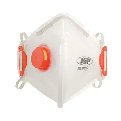 JSP FFP3V Vouwmasker 232 - Compact, Comfortabel & Per Stuk Verpakt