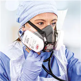 JSP Force8 ABEK1P3 Halfmasker - Thermoplastisch Rubber & PressToCheck Filters