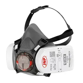 JSP Force8 Halfgelaatsmasker - Met PressToCheck P3 Filters & 4-Punts Hoofdband (EN 140/143)