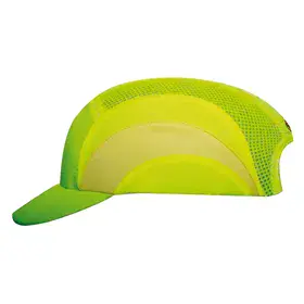 JSP HardCap A1+ Stootpet HV-Geel - 5 cm Klep, Geventileerd & Reflecterend