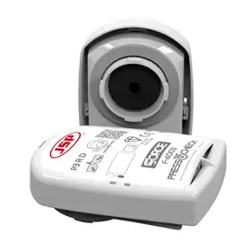 JSP P3 Stoffilters PressToCheck - Extra Levensduur & Fijnstofbescherming - 2 Stuks