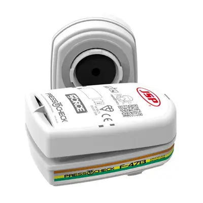 JSP PressToCheck ABEK1P3 Filters BMN750, Duurzaam & Hygiënisch met Hoge Filterefficiëntie - 2 Stuks