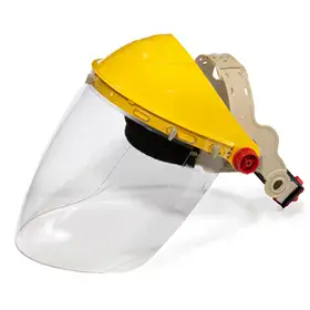 JSP Shape Gelaatsscherm 5SHA20C - Helder PC Vizier met Verstelbare Hoofdband & Brilcompatibiliteit