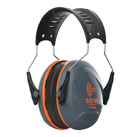 JSP Sonis Compact Gehoorkap AEB030 - Hoofdband, SNR 32 & Verstelbare Stalen Armen
