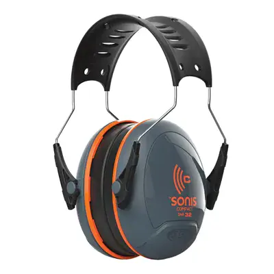 JSP Sonis Compact Gehoorkap AEB030 - Hoofdband, SNR 32 & Verstelbare Stalen Armen