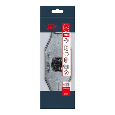 JSP Springfit 436ML FFP3V Masker - Compact & Typhoon™ Ventiel voor Extra Comfort