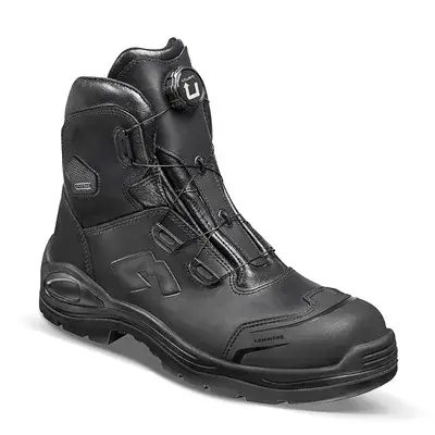 Lemaitre Balder Veiligheidsschoen S3 Zwart - Met UTurn Vetersysteem & Memory Foam Inlegzool - Maat 40