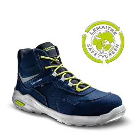Lemaitre PLANET Hoge Veiligheidsschoen S3S Blauw - Duurzaam & Gerecycled Materiaal - Maat 43