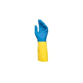 MAPA Alto 405 Duo Mix Werkhandschoen Latex Blauw/Geel – Grip & Tactiel Comfort, Maat 10