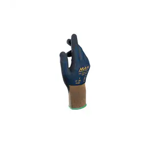 MAPA Ultrane 500 Oliebestendige Werkhandschoen Nitril Grip & Proof Zwart/Grijs- Maat 10