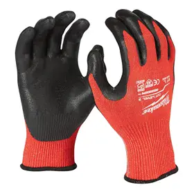 Milwaukee 1420 Snijvaste Werkhandschoenen Cut 3 - Touchscreen Compatibel & Oliebestendige Grip - Maat 10