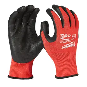 Milwaukee 1420 Snijvaste Werkhandschoenen Cut 3 - Touchscreen Compatibel & Oliebestendige Grip - Maat 9