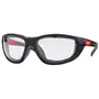 Milwaukee 1885 Bril - Heldere Premium Veiligheidsbril met Comfort & Beschermhoes