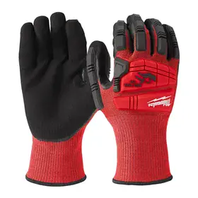 Milwaukee 8130 Impacthandschoen Cut C - Nitril Grip & Touchscreen - Maat 11