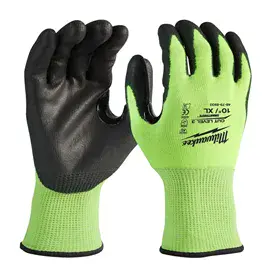 Milwaukee 8131 Hi-Vis Snijvaste Werkhandschoenen Cut 3 - Reflecterend, Dun & Touchscreen Compatibel - Maat 10