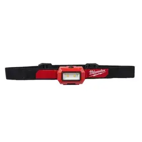 Milwaukee HL2-LED Hoofdlamp - 350 Lumen, Ultracompact & Verstelbaar - Inclusief Batterijen