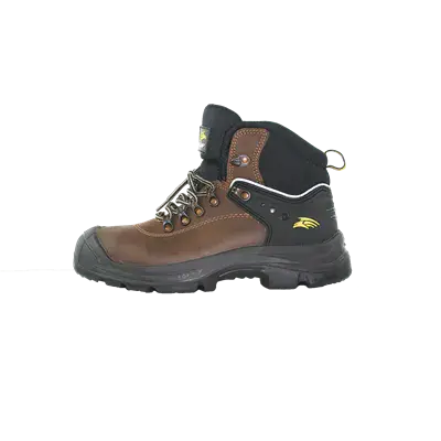 PERF Builder 307 Veiligheidsschoen S3 Hoog Bruin - Waterafstotend & Stalen Neus - Maat 40