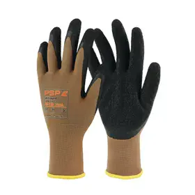 PSP 10-120 Werkhandschoen Latex Lite Pro Bruin – Ademend & Droge Grip, Maat 7