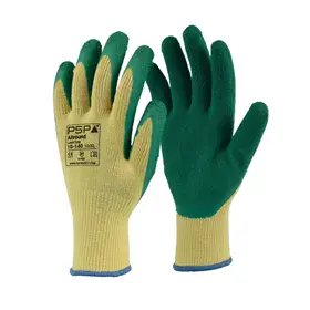 PSP 10-140 Werkhandschoen Latex Allround Groen/Geel – Ruwe Grip & Slijtvast, Maat 11