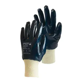 PSP 10-212 Nitril Werkhandschoen – Gesloten Rug & Oliebestendige Grip- Maat 9