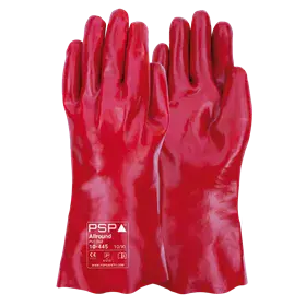 PSP 10-445 Oliebestendige Werkhandschoen PVC 45 cm Rood - Maat 10