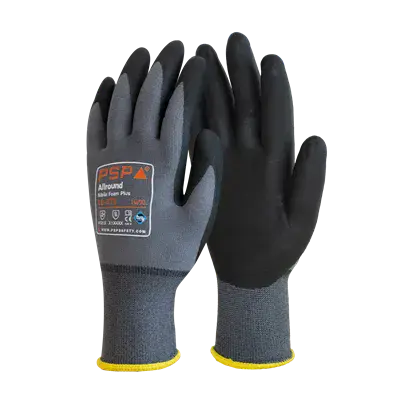 PSP 10-570 Allround Werkhandschoen NF Zwart – Nitril Foam, Ademend & Comfortabel - Maat 7