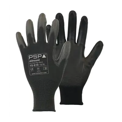 PSP 10-610 Allround PU Werkhandschoen Zwart Poly - Maat 11