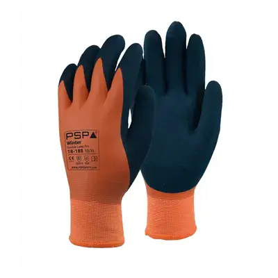 PSP 18-188 Winterhandschoenen Dubbel Latex - Vloeistofdicht & Gevoerd, Maat 8