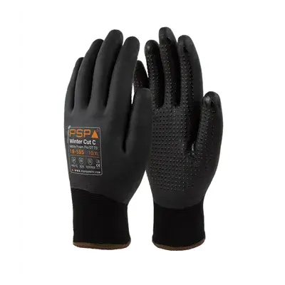 PSP 18-555 Winterhandschoenen Cut C - Gevoerd, Touchscreen & Grip Dots, Maat 9
