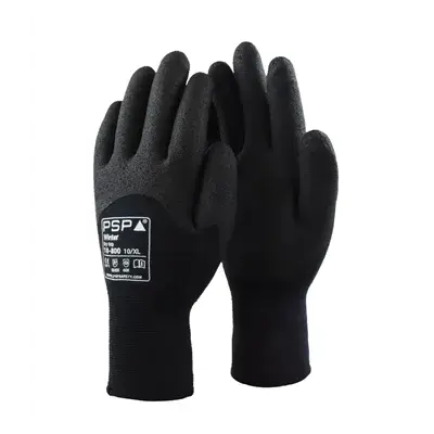 PSP 18-800 Winterhandschoenen Dry Grip Zwart - Waterafstotend & Gevoerd, Maat 9