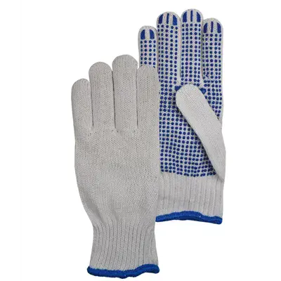 PSP 20-300 Werkhandschoen - Polyester/Katoen Rondgebreid met Gripnoppen