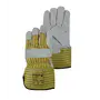 PSP 33-100 Werkhandschoen Corium Canadian Grain – Gevoerd Rundnerfleer Geel/Blauw, Maat 10