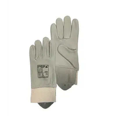 PSP 34-270 Driver Werkhandschoen Corium Runderleer Beige – Soepel & Ongevoerd, Maat 10