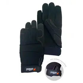 PSP 39-600 Mechanic Winterhandschoenen Zwart - Thinsulate Gevoerd & Slijtvast, Maat 11