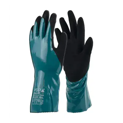 PSP 40-280 Chemical Top SandyN Werkhandschoenen Groen - Chemisch Bestendig & Foodkeur, Maat 9