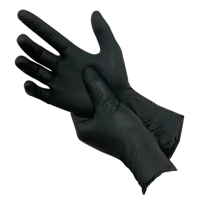 PSP 55-246 Gripper Nitrilhandschoen Zwart – Chemisch Bestendig & Top Grip, Maat XL