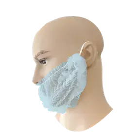 PSP Baardmasker PP Blauw – Food Approved & Latexvrij – 100 Stuks