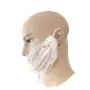 PSP Baardmasker PP Wit – Food Approved & Latexvrij – 100 Stuks