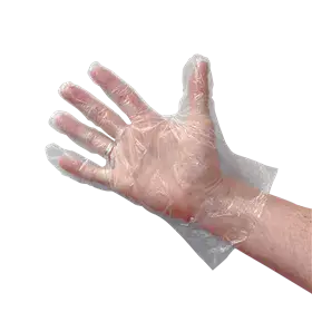 PSP PE Handschoen 30my Transparant – Foodveilig & Latexvrij, One Size - 100 stuks