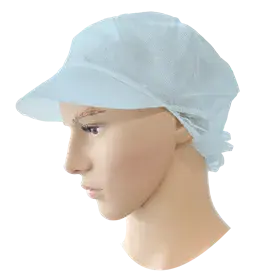 PSP Pet met Klep en Haarnet PP Blauw - 100 Stuks