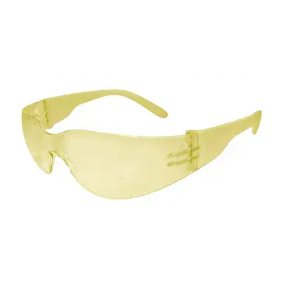 PSP Veiligheidsbril 28-004 - Gele PC Lens, Lichtgewicht & Anti-Kras met UV-bescherming