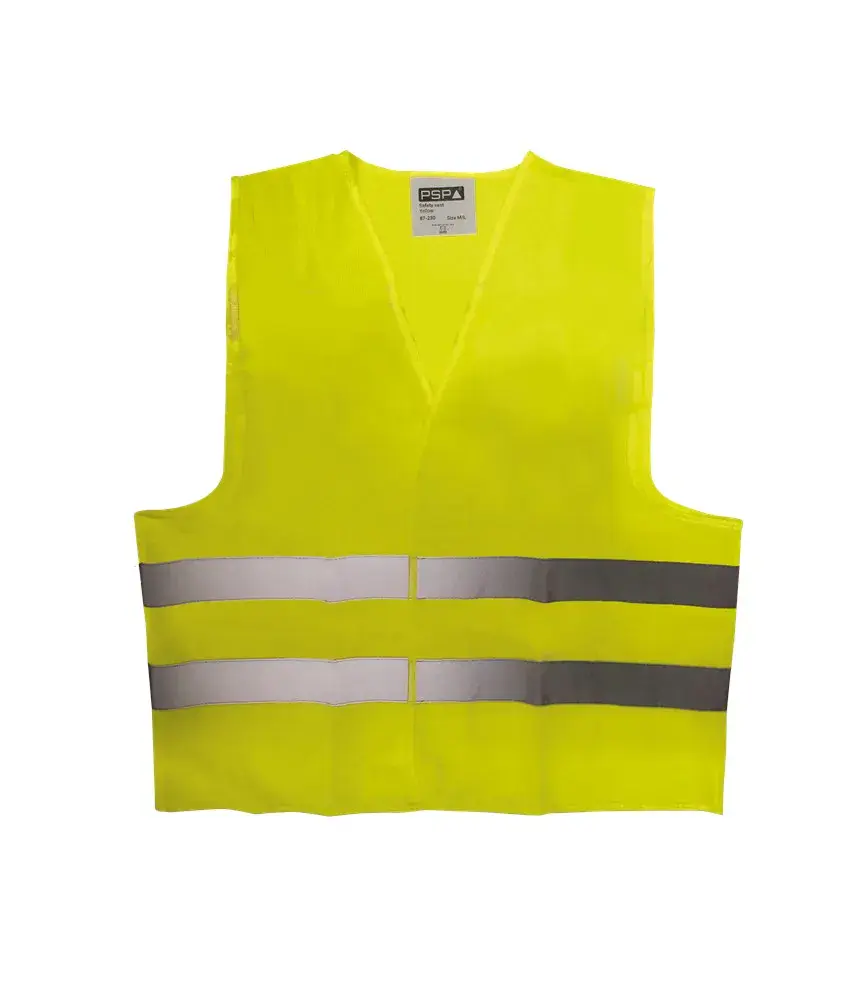 PSP Verkeersvest Hi-Vis Geel - Klasse 2, Reflecterend & Comfortabel, Maat M/L