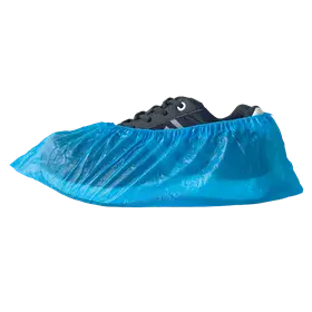 PSP Wegwerpschoenhoes Blauw - PE 30my | One Size 40×15cm - 100 Stuks