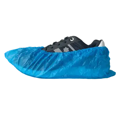 PSP Wegwerpschoenhoes Blauw - PE 55my | One Size 41×15cm - 100 Stuks