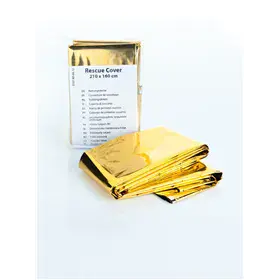 Reddingsdeken 210×160 - Goud/Zilver, Thermisch Isolerend
