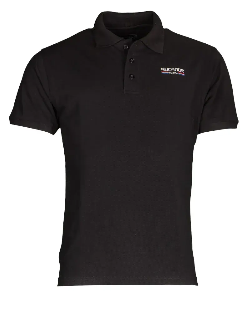 Rucanor Rodney Polo Shirt Zwart - Maat M