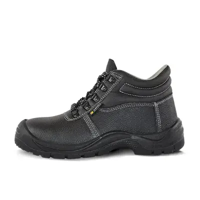 Safeet Pisa Veiligheidsschoen S3 Hoog Zwart - Stalen Neus & Antislip Zool - Maat 41