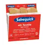 Salvequick Navulling 6444 Textielpleisters – 6×40 Stuks, Voor Pleisterdispenser (Twee Formaten)