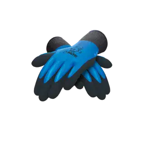 Showa 306 Werkhandschoen Latex Gecoat Blauw/Zwart - Maat 9-XL