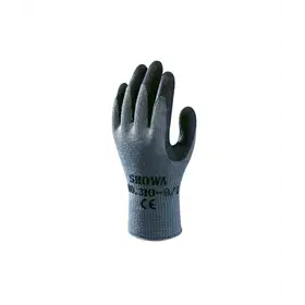 Showa 310 Werkhandschoen Latex Zwart – Ruwe Grip & Ergonomisch, Maat 10-XL